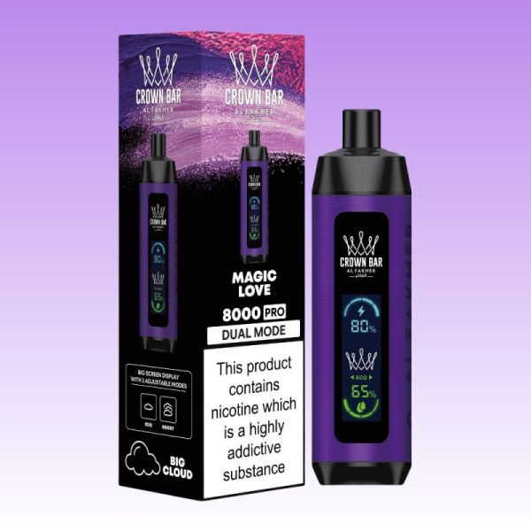 Al Fakher Crown Bar 8000 Pro | Puff Cigarette Store Al Fakher Crown Bar 8000 Pro | Puff Cigarette Store