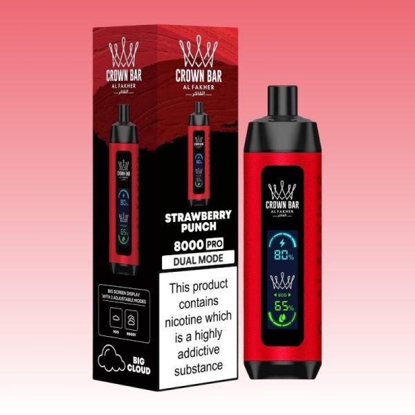 Al Fakher Crown Bar 8000 Pro | Puff Cigarette Store Al Fakher Crown Bar 8000 Pro | Puff Cigarette Store