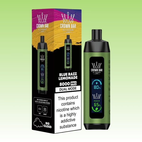 Al Fakher Crown Bar 8000 Pro | Puff Cigarette Store Al Fakher Crown Bar 8000 Pro | Puff Cigarette Store