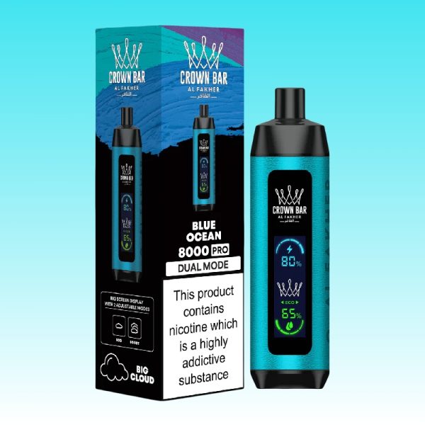 Al Fakher Crown Bar 8000 Pro | Puff Cigarette Store Al Fakher Crown Bar 8000 Pro | Puff Cigarette Store