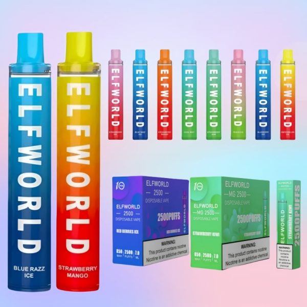 Elfworld MG 2500 Puffs | Puff Cigarette Store Elfworld MG 2500 Puffs | Puff Cigarette Store