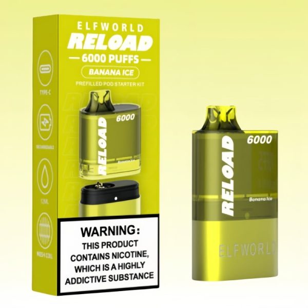 Elfworld Relaod 6000 Puffs Kit | Puff Cigarette Store Elfworld Relaod 6000 Puffs Kit | Puff Cigarette Store