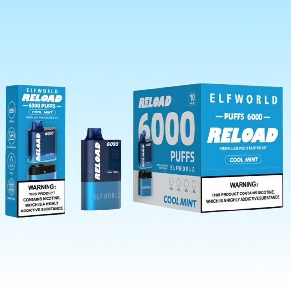 Elfworld Relaod 6000 Puffs Kit | Puff Cigarette Store Elfworld Relaod 6000 Puffs Kit | Puff Cigarette Store