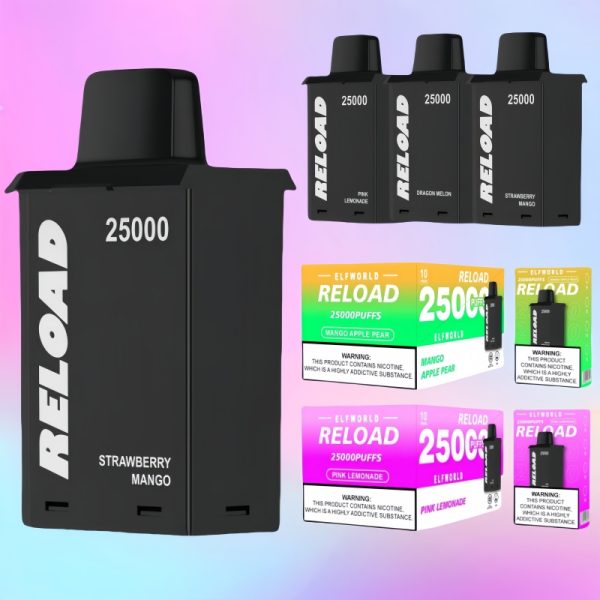 Elfworld Reload 25000 Puffs | Puff Cigarette Store