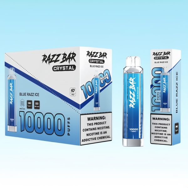Razz Bar Crystal 10000 Puffs | Puff Cigarette Store Razz Bar Crystal 10000 Puffs | Puff Cigarette Store
