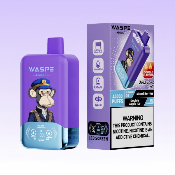 Waspe Aiviou 40000 Puffs | 2in1 | Puff Cigarette Store Waspe Aiviou 40000 Puffs | 2in1 | Puff Cigarette Store