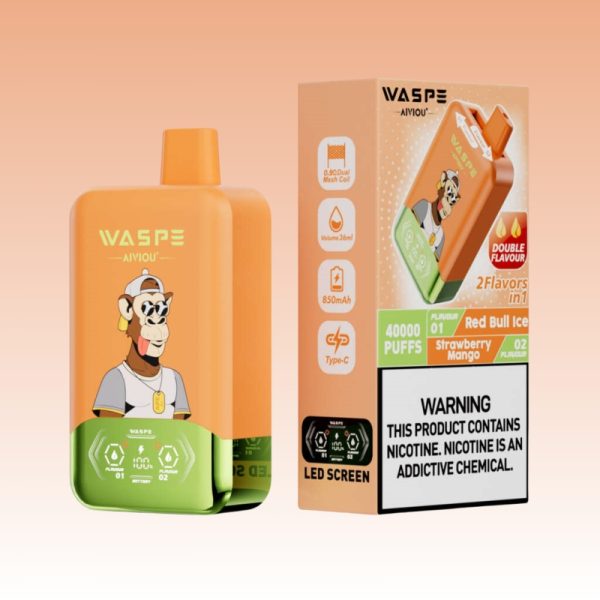 Waspe Aiviou 40000 Puffs | 2in1 | Puff Cigarette Store Waspe Aiviou 40000 Puffs | 2in1 | Puff Cigarette Store