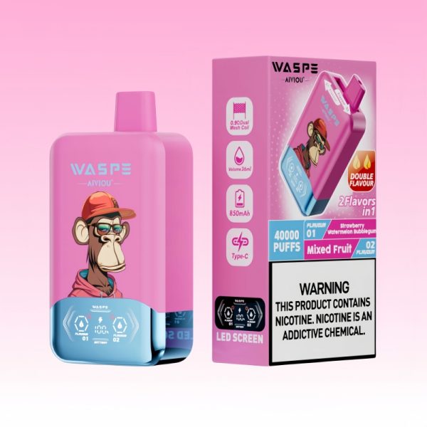 Waspe Aiviou 40000 Puffs | 2in1 | Puff Cigarette Store Waspe Aiviou 40000 Puffs | 2in1 | Puff Cigarette Store