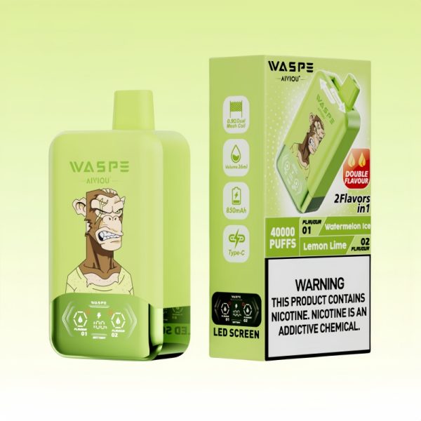 Waspe Aiviou 40000 Puffs | 2in1 | Puff Cigarette Store Waspe Aiviou 40000 Puffs | 2in1 | Puff Cigarette Store