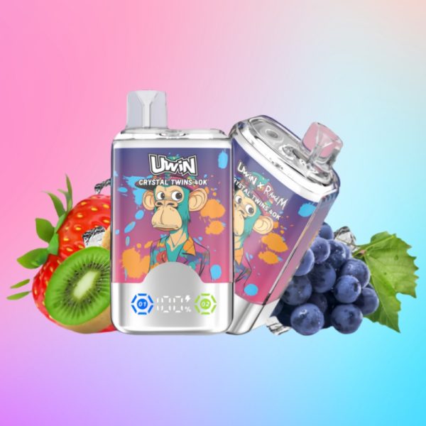 Uwin X RandM Twins Crystal 40000 Puffs | Puff Cigarette Store Uwin X RandM Twins Crystal 40000 Puffs | Puff Cigarette Store