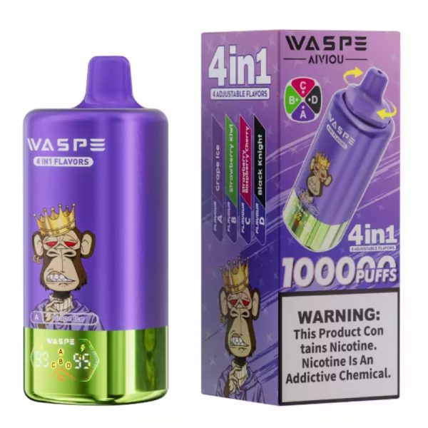 Waspe 4 en 1 100k Taff | Puff Cigarette Store Waspe 4 en 1 100k Taff | Puff Cigarette Store