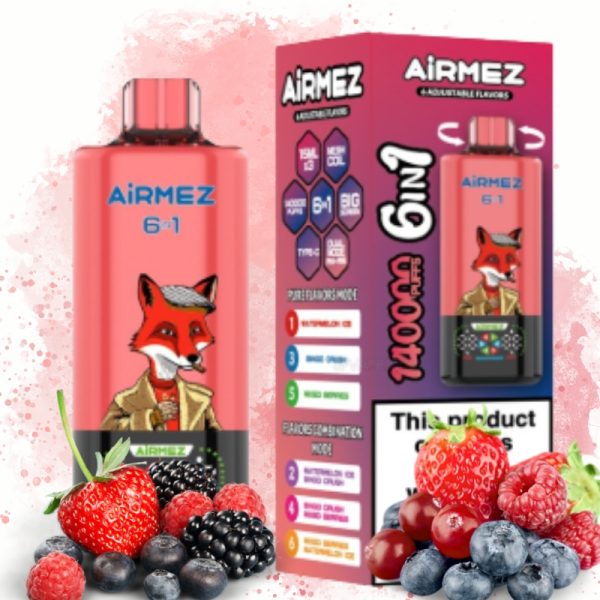 Airmez Fox 6 IN 1 140k Puffs | Puff Cigarette Store Airmez Fox 6 IN 1 140k Puffs | Puff Cigarette Store