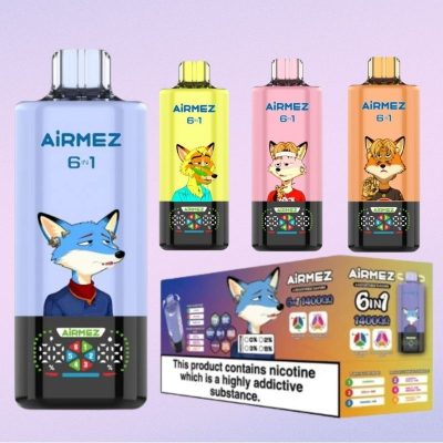 Airmez Fox 6 IN 1 140k Puffs | Puff Cigarette Store Airmez Fox 6 IN 1 140k Puffs | Puff Cigarette Store