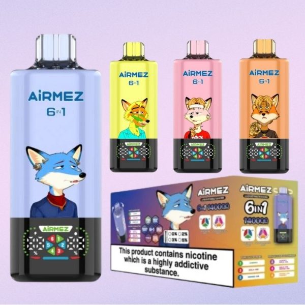Airmez Fox 6 IN 1 140k Puffs | Puff Cigarette Store Airmez Fox 6 IN 1 140k Puffs | Puff Cigarette Store