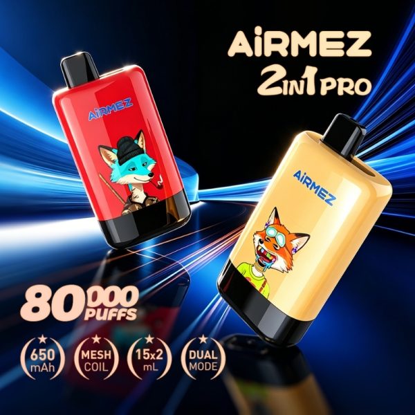 Airmez Fox 2 IN 1 80000 Puffs | Puff Cigarette Store
