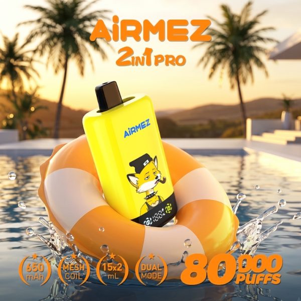 Airmez Fox 2 IN 1 80000 Puffs | Puff Cigarette Store Airmez Fox 2 IN 1 80000 Puffs | Puff Cigarette Store