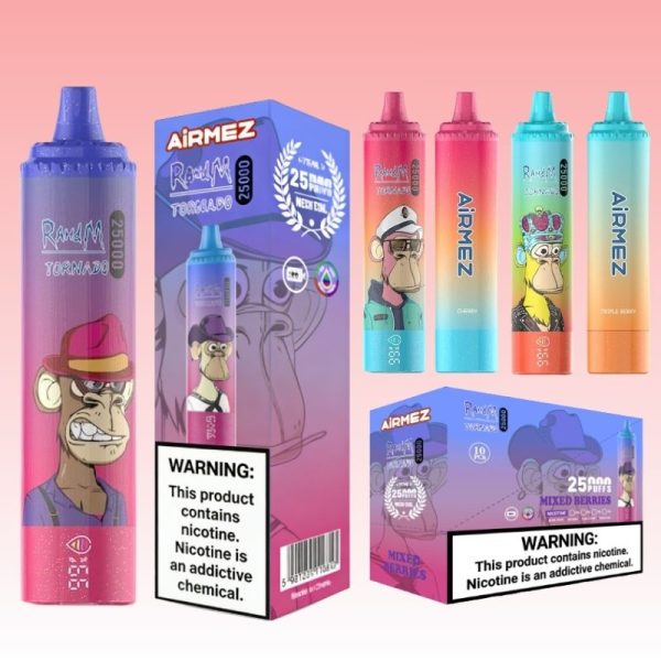 Airmez Tornado 25000 Puffs | Puff Cigarette Store Airmez Tornado 25000 Puffs | Puff Cigarette Store