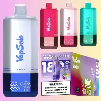 Vapsolo 6in1 180K Puffs | Puff Cigarette Store Vapsolo 6in1 180K Puffs | Puff Cigarette Store