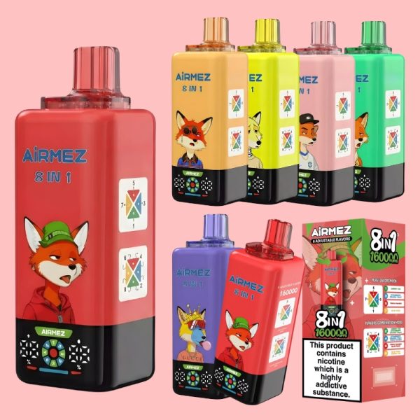 Airmez Fox 8IN1 160K | Puff Cigarette Store