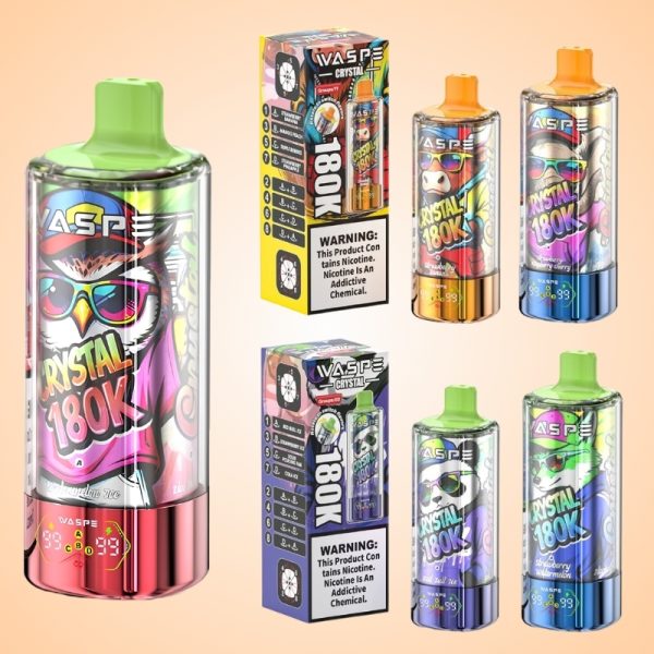 WASPE Crystal 8 in 1 180K | Puff Cigarette Store WASPE Crystal 8 in 1 180K | Puff Cigarette Store